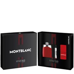 MBRM1B-A Montblanc Legend Red Makeup Gift Set for Men - 3 Piece -  Mont Blanc