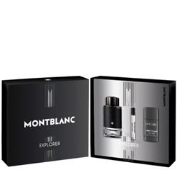EXLM3A-A Explorer Makeup Gift Set for Men - 3 Piece -  Mont Blanc