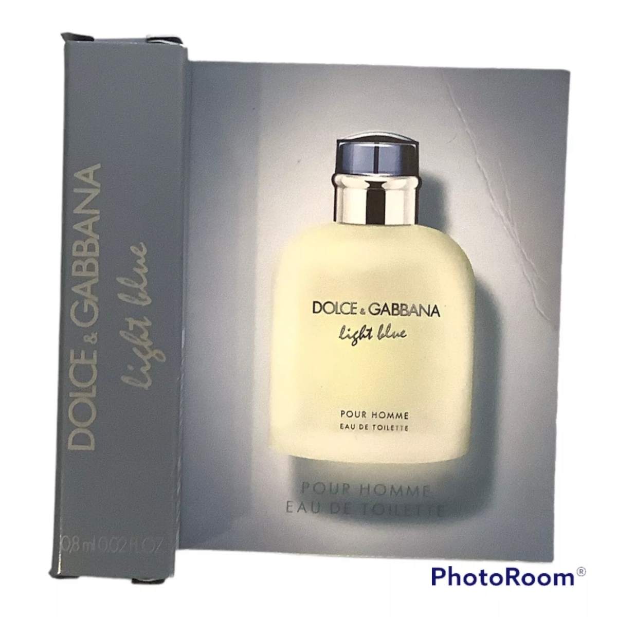 LIGMTSV 0.02 oz Pour Homme EDT Fragrance Spray Vial for Men, Light Blue