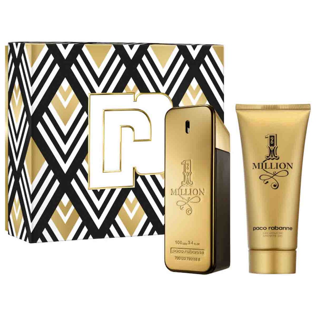 Picture of Paco Rabanne 1MIM12B-A Paco Rabanne 1 Million Rabanne Gift Set for Men