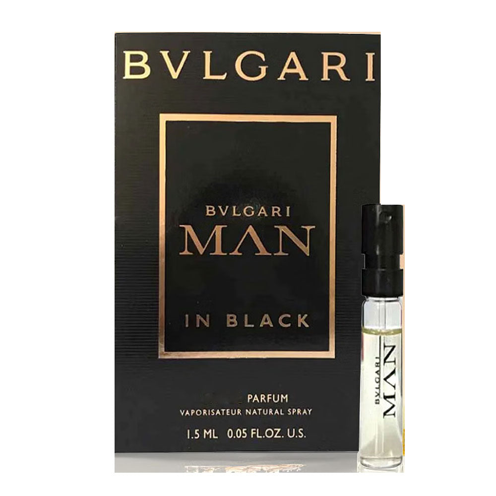 Picture of Bulgari BMKMPSV 0.05 oz Bulgari Man In Black & Bulgari Parfum Spray Vial for Mens