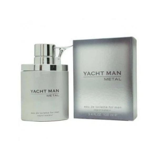 YMMMTS34F 3.4 oz Yacht Man Metal &  EDT Spray for Men
