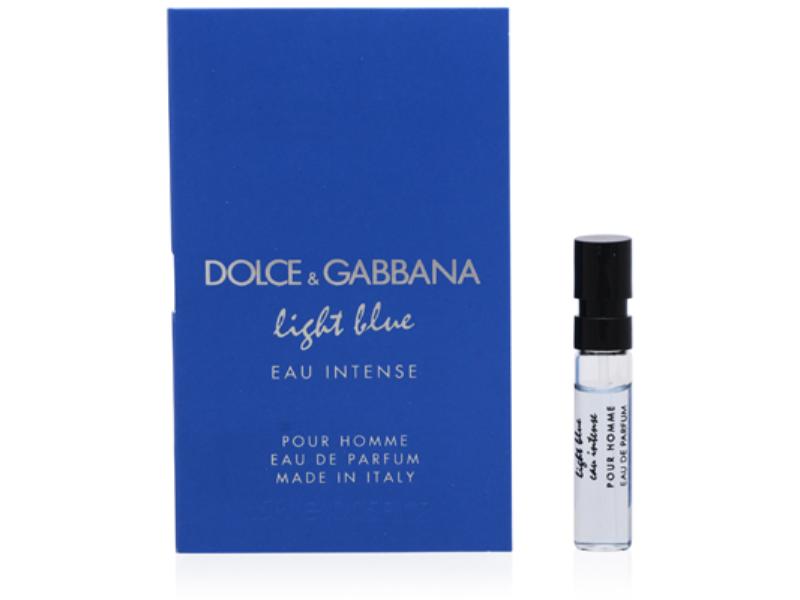 D&G LBIMESV 0.05 oz Mens Light Blue Eau Intense Pour Homme by Dolce & Gabbana Eau De Parfum Spray