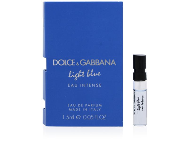D&G LBIESV 0.05 oz Womens Light Blue Eau Intense by Dolce & Gabbana Eau De Parfum Spray