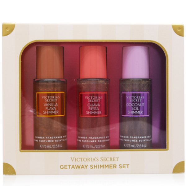 VIC1 3 Piece Getaway Shimmer Set Fragrance Gift Set for Women