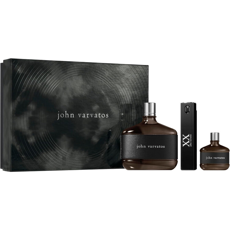 John Varvatos 3-Piece Men's Set Fragrance Set — Black