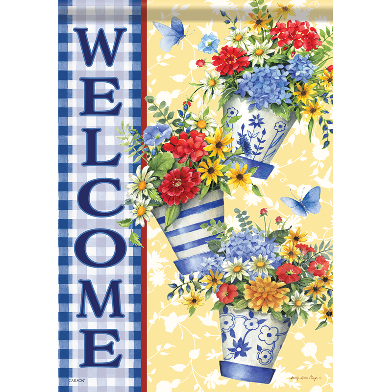Carson 53004 Garden Flag - Summer Trio