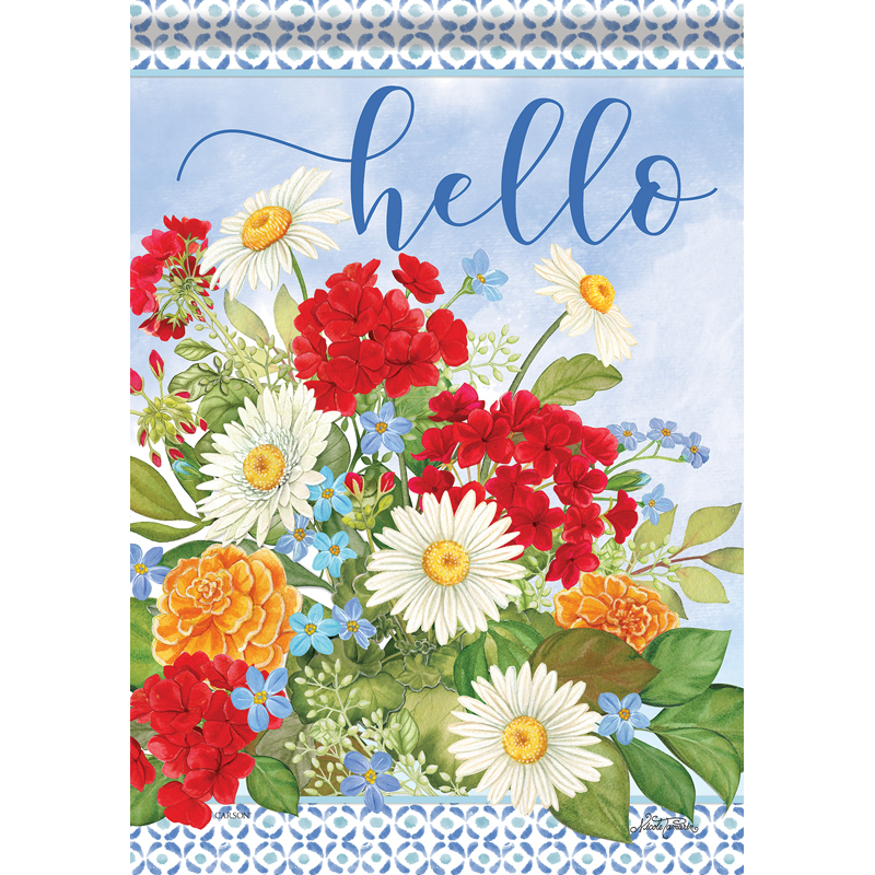 Carson 53006 Garden Flag - Bright Bouquet