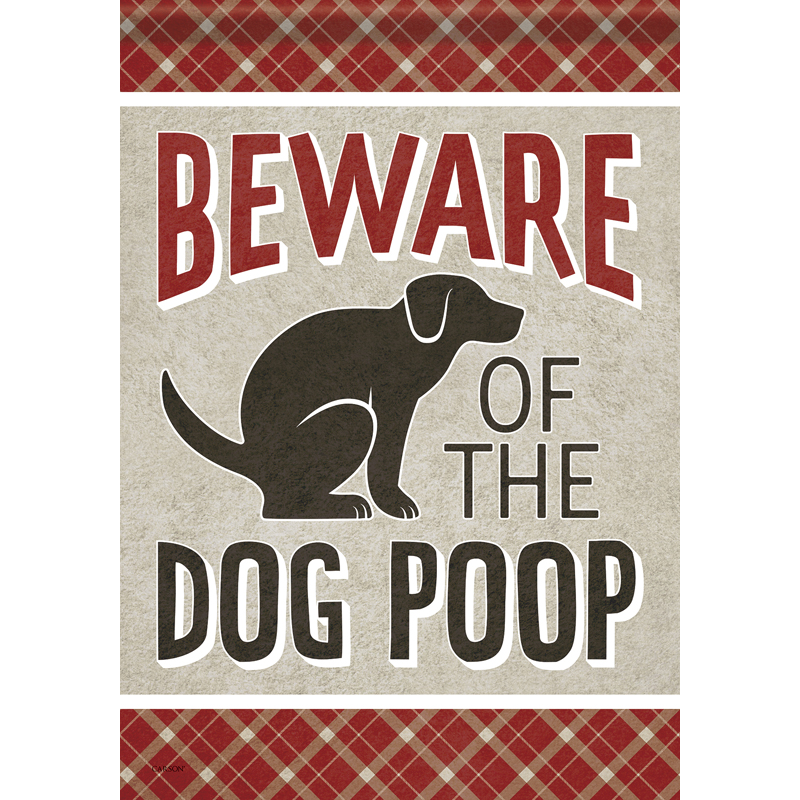 Carson 53019 Garden Flag - Dog Poop