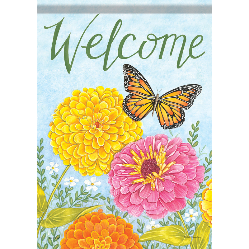 Carson  Garden Flag - Garden Welcome