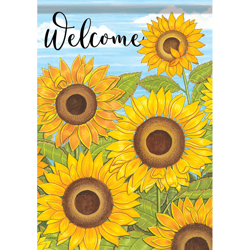Carson 53047 Garden Flag - Bright & Sunny