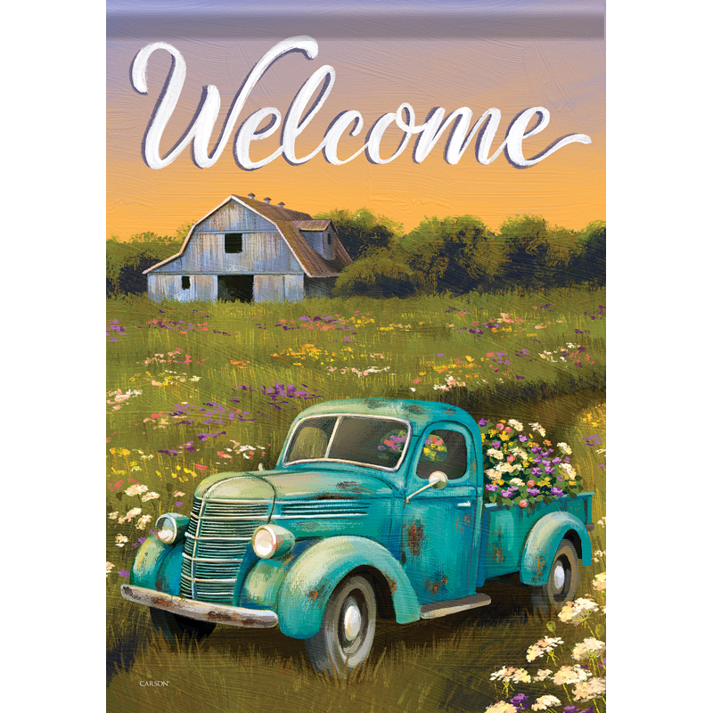 Carson 53059 Garden Flag - Farm Truck