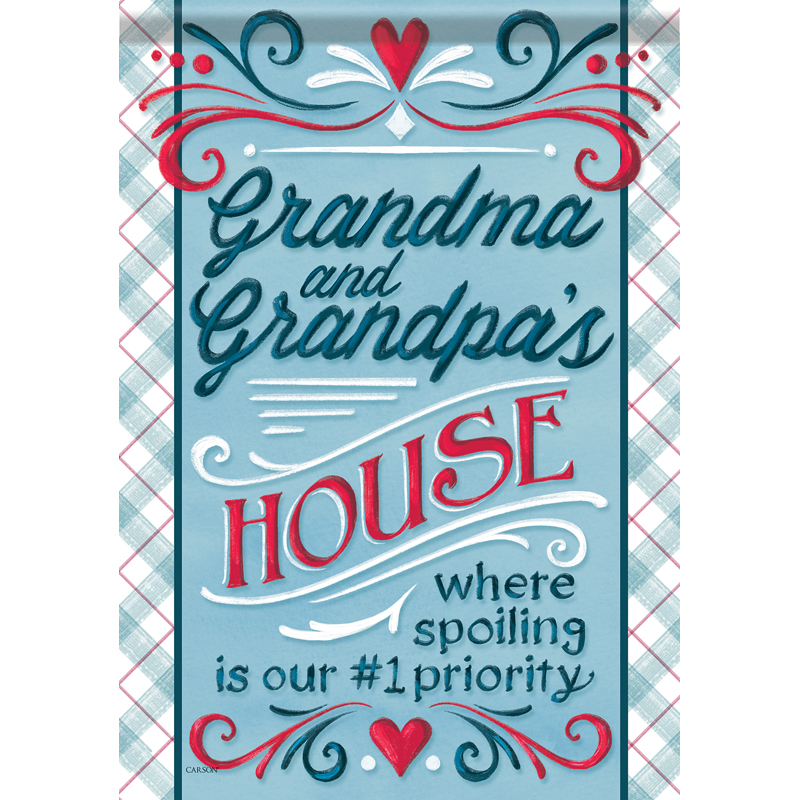 Carson 53072 Garden Flag - Grandparents House