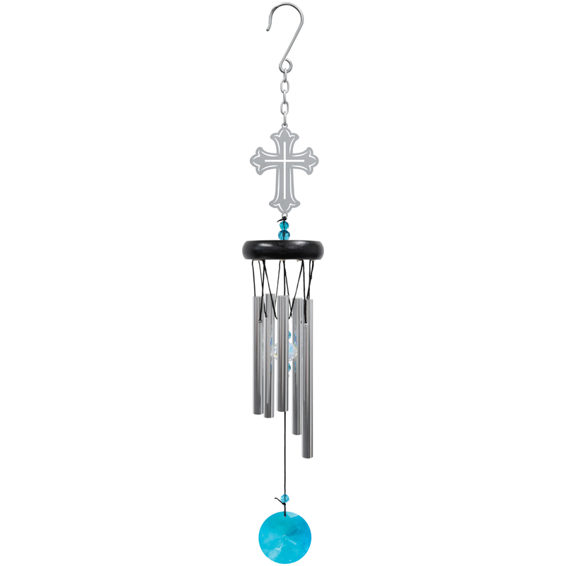 Carson 11767 Cross Crystal Chime