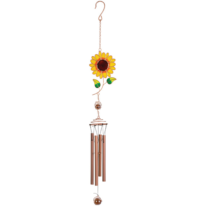 Carson 61293 Sunflower Wireworks Garden Chime