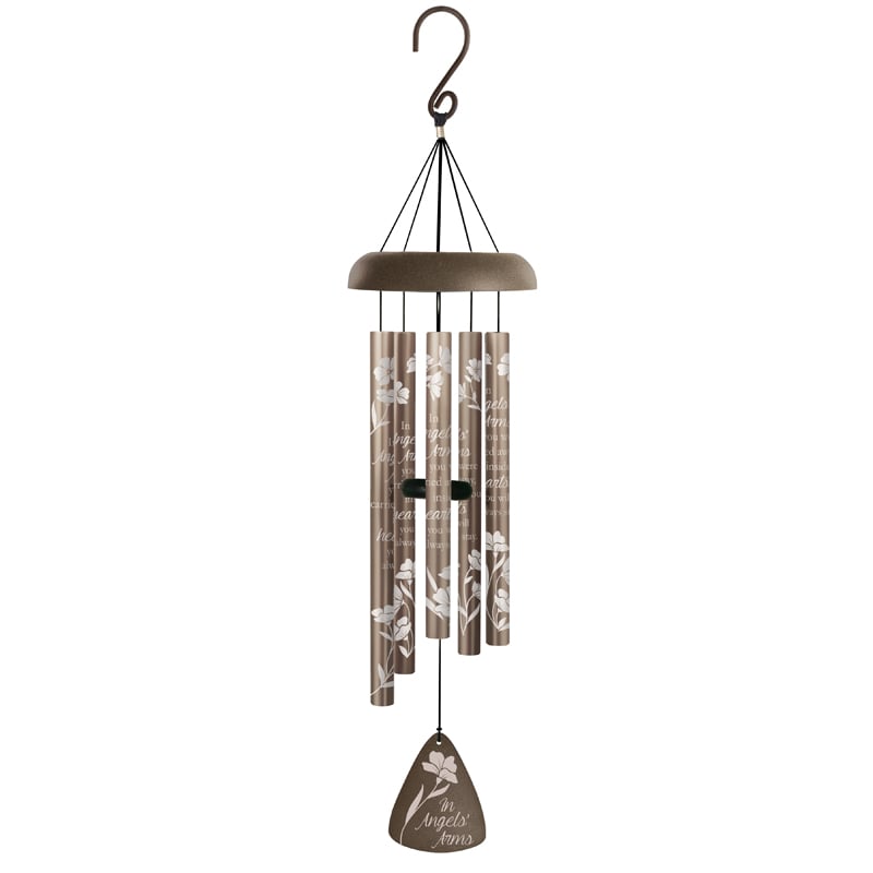 Carson 64697 30 in. Angels Arms Silhouette Sonnet Chime