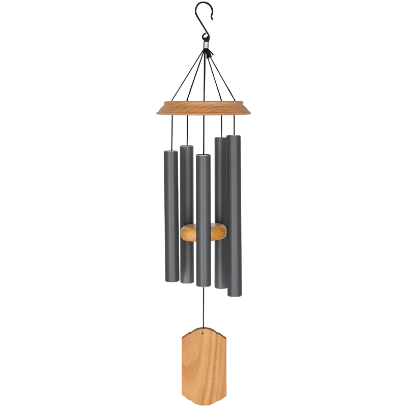Carson 65109 21 in. Signature Symphonies Chime, Gray