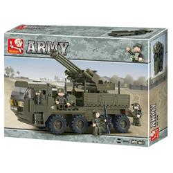 Picture of Heavy Anti-Aircraft Transport Building Brick Kit (306 Pcs)