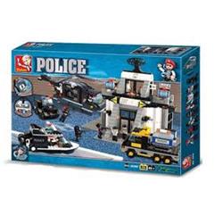 Riot Police Science and Technology Center Building Brick Kit (876 pcs)