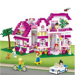 Girls Dream Seaside Villa Building Brick Kit (726 pcs)