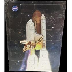 12 x 9 in. NASA Space Shuttle Stack Launch Wood Puzzle - 24 Piece