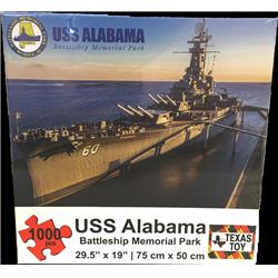 2 mm USS Alabama Cardboard Puzzle - 1000 Piece
