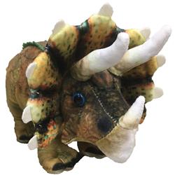 Picture of Texas Toy Distribution S-3003B 15 in. Triceratops Plush Dinosaur Stuffed Toy