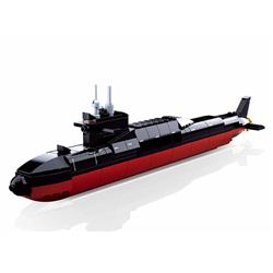 1-450 Scale Model Bricks Strategic Submarine Building Brick Kit, 227 Piece