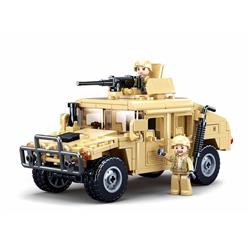 Hummer Assault Vehicle Building Brick Kit, 265 Piece