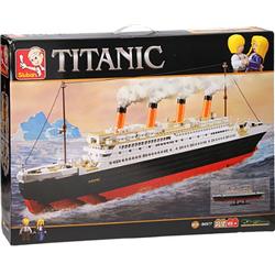 Picture of Texas Toy Distribution 577 Titanic Large Building Brick Model Ship Construction Kit (1012pcs)