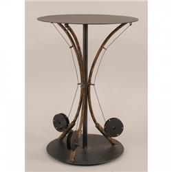 Picture of Coast Lamp Manufacturer 12-R12D Rustic 3 Fishing Pole End Table - 24 in.