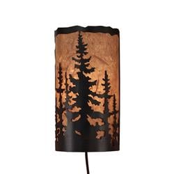 Picture of Coast Lamp Manufacturing 3517SC KD-WCS Feather Tree Scene Panel Sconce
