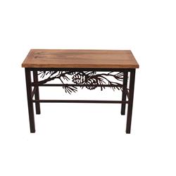 Picture of Coast Lamp Manufacturing WB36-24 BS-ST 24 in. Iron Pine Branch Scene Bench