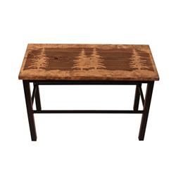 Picture of Coast Lamp Manufacturer 17-RA6D 24 in. Wooden Feather Tree Bench