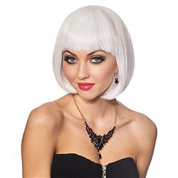 Picture of Costume Culture by Franco 21082-08 Womens Bob Wig, Platinum