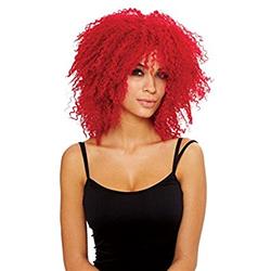 Picture of Costume Culture by Franco 21072-70 Womens Coolness Wig, Hot Red