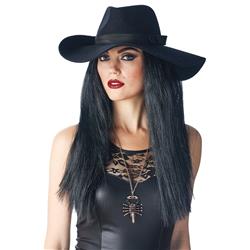 Picture of Costume Culture by Franco 28401 Floppy Witch Hat&#44; Black