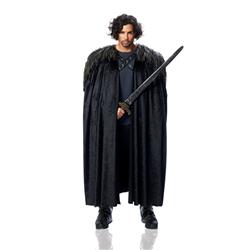 Picture of Costume Culture by Franco 32377 Medieval Cape with Attached Fur for Adult