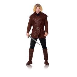 Picture of Costume Culture by Franco 49783 Medieval Lord Tunic with Attached Sleeves - Belt & Boot Tops Costume - Standard & Extra Large