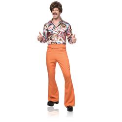 Picture of Costume Culture by Franco 49798 70s Dude Rust Costume for Adult - Standard