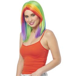 Picture of Costume Culture 24969 Unisex Rainbow Costume Wig