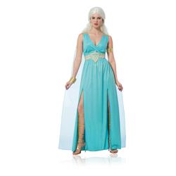 Picture of Costume Culture 48507-1 Womens Adult Mythical Goddess Game of Thrones Got Daenerys Targaryen Halloween Costume - Small