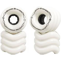 Picture of Shark Wheel 1001S60MMS78AW 60mm 78A White California Roll Skateboard Wheel - Set of 4