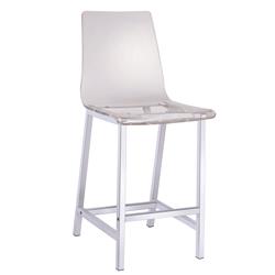 Picture of Coaster 100265 24 in. Dining Chairs & Bar Stool, Clear Acrylic-Chrome