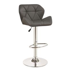 Picture of Coaster 100426 Dining Chairs & Bar Adjustable Stool with Chrome Base&#44; Gray
