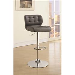 Picture of Coaster 100545 Dining Chairs & Bar Stools Upholstered Adjustable Bar Stool&#44; Gray