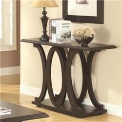 Picture of Coaster 703149 C-Shaped Sofa Table&#44; Cappuccino