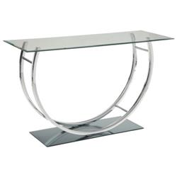 Picture of Coaster 704989 U-Shaped Contemporary Sofa Table - Chrome