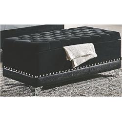 Picture of Coaster 300644 Barzini Upholstered Trunk - Black