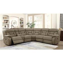 Picture of Coaster Furniture 600380 Tan Sectional Sofa